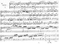Beethoven: Klaviertrios Op. 1 Erste Seite der Klav